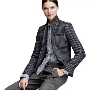 J. Crew Houndstooth Regent Wool Blazer
